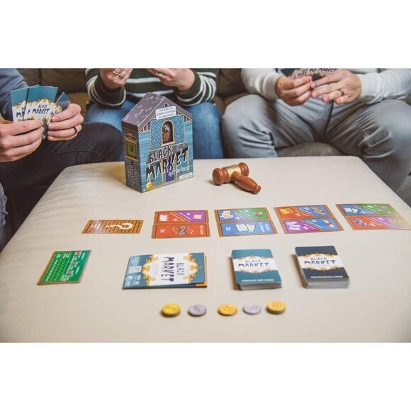 BLACK MARKET BY GATWICK GAMES A GAME OF STRATEGY BIDDING, BLUFFING & BARGAINING - Picture 2 of 6